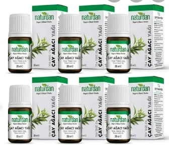 Saf(1.Kalite) Çay Ağacı(Tea Tree Oil) yağı 20 ml 6 lü set ürün görseli 1