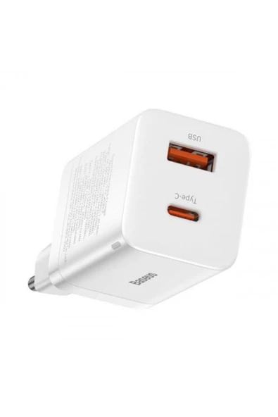 Baseus Super Şarj Akım Korumalı 30w Usb Type-c Şarj Başlığı Iphone 15 15 Pro Max Şarj Hızlı Şarj A ürün görseli 1
