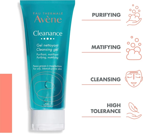 Avene Cleanance Yağlı ve Akneli Ciltler için Matlaştırıcı Temizleme Jeli 200ml ürün görseli 1