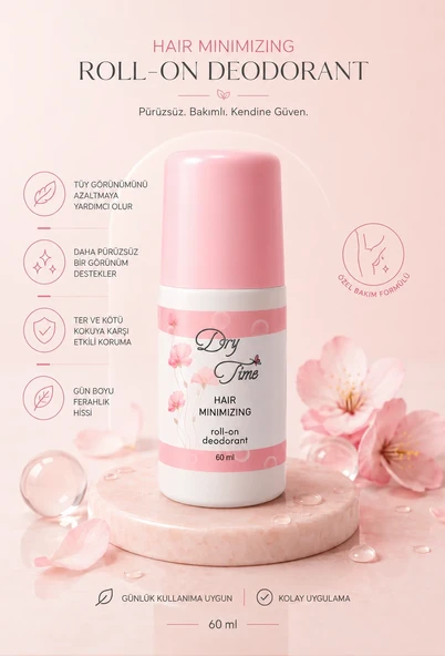 DRY TIME HAIR MINIMIZING ROLL-ON   60 ML - Resim 2