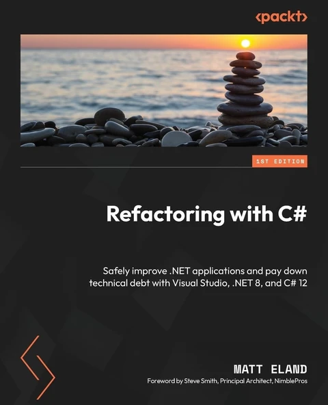 Refactoring with C#: Safely improve .NET applications and pay down technical debt with Visual Studio, .NET 8, and C# 12 Matt Eland ürün görseli 1