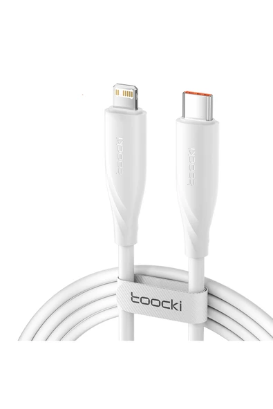 Toocki 20w Uyumlu  Pd Type C To Lightning Ultra Hızlı Şarj Kablosu 100 cm 14,13,12,11 Pro, Max ürün görseli 1