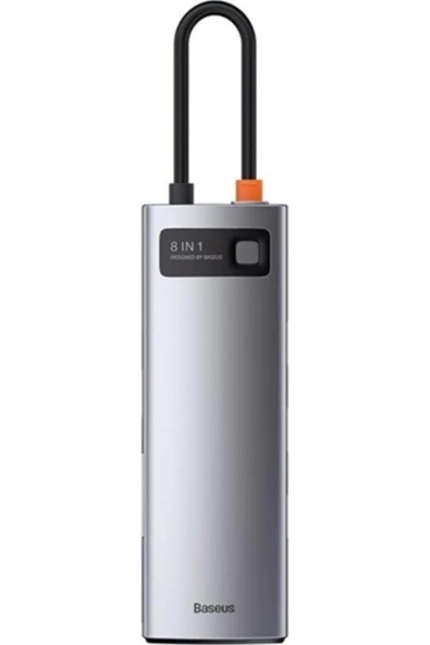 Baseus Metal Gleam Series 8in1 Type-c Hub Adaptör Çoklayıcı ürün görseli 1