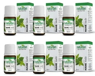 Saf(1.Kalite) Nane(Peppermint Oil) yağı 20 ml 6 lü set ürün görseli 1