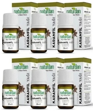 Saf(1.Kalite) Karanfil(Clove Oil) yağı 20 ml 6 lü set ürün görseli 1