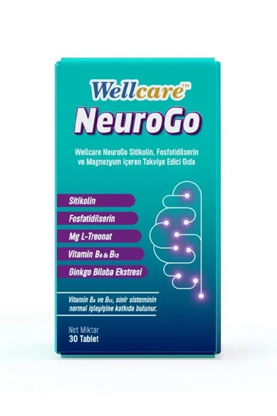 Wellcare Neurogo 30 Tablet ürün görseli 1