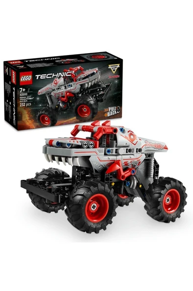 LEGO  Technic Monster Jam ThunderROARus™ Çek-Bırak 42200 - 7 Yaş ve Üzeri Yapım Seti (232 Parça) ürün görseli 1