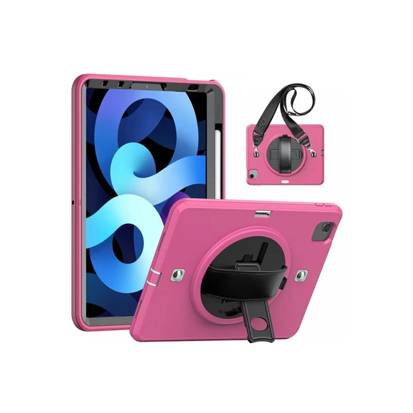 Apple İpad Pro 11 (2020) Kılıf Strap-c Otterbox Tablet Kapak - Pembe ürün görseli 1