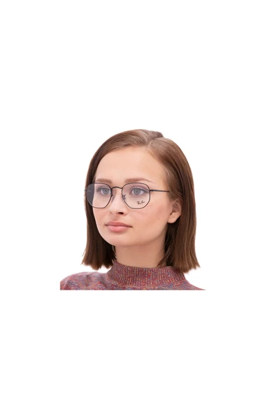 Ray-Ban MOR OPTİK RB6448 51-21 "BEŞGEN/PENTAGON"   PREMİUM MAVİ IŞIK KORUMA+SÜRÜCÜ (ANTİFAR) TEK GÖZLÜKTE! ürün görseli 1