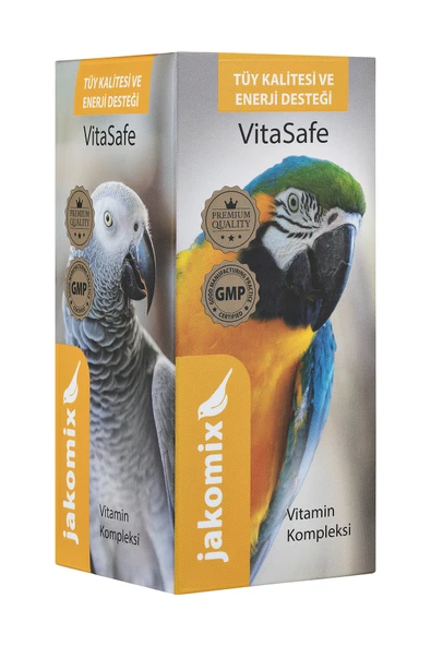 VitaSafe Tüy Kalitesi ve Enerji Desteği Papağan ve Kafes Kuşları için 30 ml ürün görseli 1