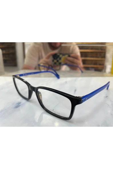 Vinaldi Vi 2029 C.0106 51 Unisex Mavi Işık Korumalı Ekran Gözlüğü(Siyah/Mavi Sap) ürün görseli 1