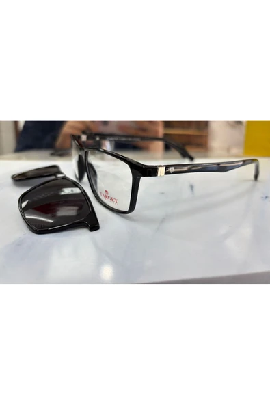 Vinaldi Plus Target Tk300 C0101 54 Large Erkek Polarize Klipsli Mavi Işık Korumalı Gözlük Siyah ürün görseli 1