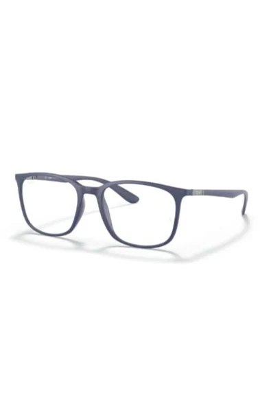 Ray-Ban Rb7199 5207 52-54 Ekt Premium Mavi Işık Korumalı Gözlük Uv420 Mat Mavi ürün görseli 1