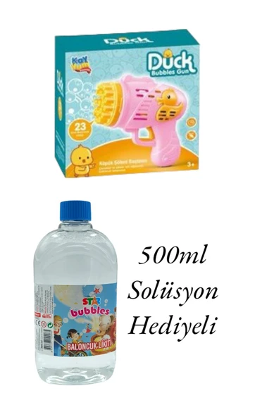 Yaz Eğlencesi Zirvede! Pilli Köpük Tabancası ile Eğlence Sınır Tanımasın! Pembe ürün görseli 1