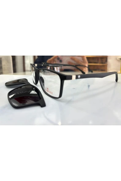 Vinaldi Plus Target Tk300 C0101m 54ekt Medium Unisex Polarize Klipsli Mavi Işık Filtreli Gözlük Siyah ürün görseli 1