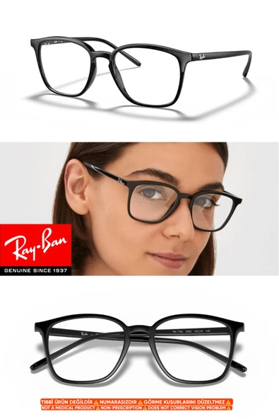 Ray-Ban RB7185 2000 50-18-145 + Premium Blue Light Protection (Drive Support) ürün görseli 1