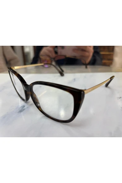 Vogue Vo5435-sı W656/13 55 Ekt Kadın Mavi Işık Ve Uv420 Güneş Korumalı Kahverengi ürün görseli 1