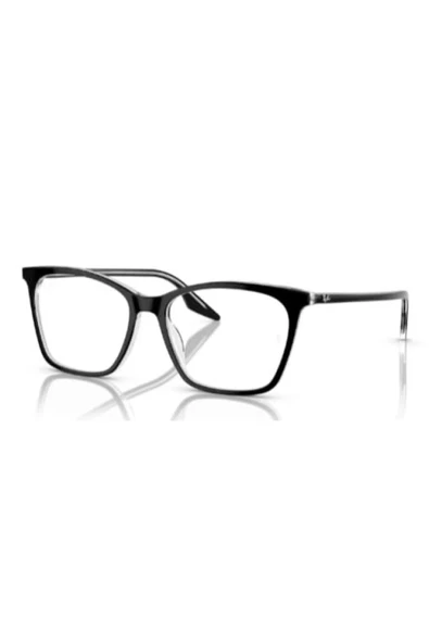 Ray-Ban Rb5422 2034 52-54 Ekt Cat Eye Kadın Mavi Işık Korumalı Uv420 Anti-refle Gözlük Şeffaf Üzerine Siyah ürün görseli 1