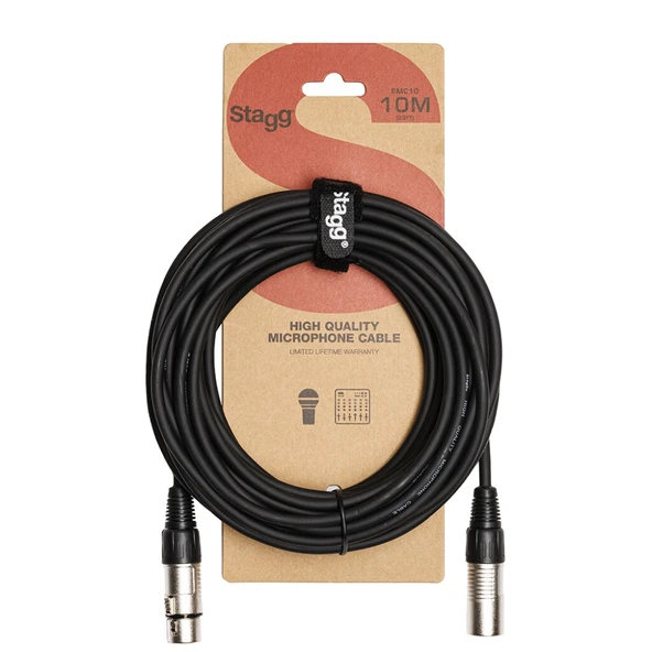 STAGG SMC10 10 METRE MİKROFON KABLOSU (XLR DİŞİ - XLR ERKEK) ürün görseli 1