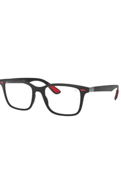 Ray-Ban Rb7144m F602 Ferrari Serisi 53 Ekt (LARGE BEDEN) Unisex Premium Mavi Işık Koruma + Uv420 Gözlük Mat Siyah ürün görseli 1