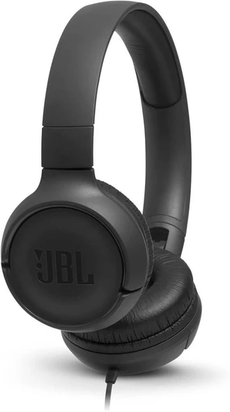 JBL Tune 500 Siyah Kablolu Mikrofonlu Kulak Üstü Kulaklık - Teşhir ürün görseli 1
