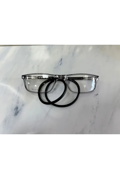Vinaldi Vi649 Unisex Mıknatıslı Mavi Işık Korumalı Gözlüğü Şeffaf - Gri ürün görseli 1