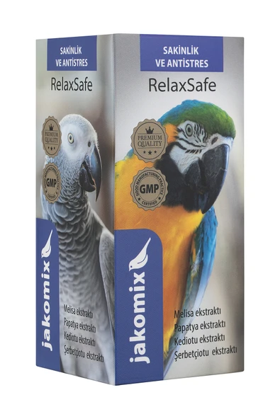 Jakomix RelaxSafe- Sakinlik ve Sakinlesme Desteği - Papağan ve Kafes Kuşları için- 30 ml ürün görseli 1