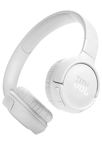 JBL Tune 520BT Beyaz Kulak Üstü Bluetooth Kulaklık ürün görseli 1
