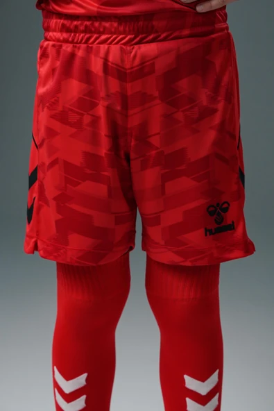 Hummel Line Kaleci Şort Kırmızı Çocuk ürün görseli 1