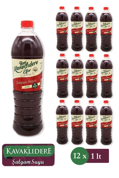 Acılı Şalgam Suyu 1 Lt Pet x 12 Adet ürün görseli 1