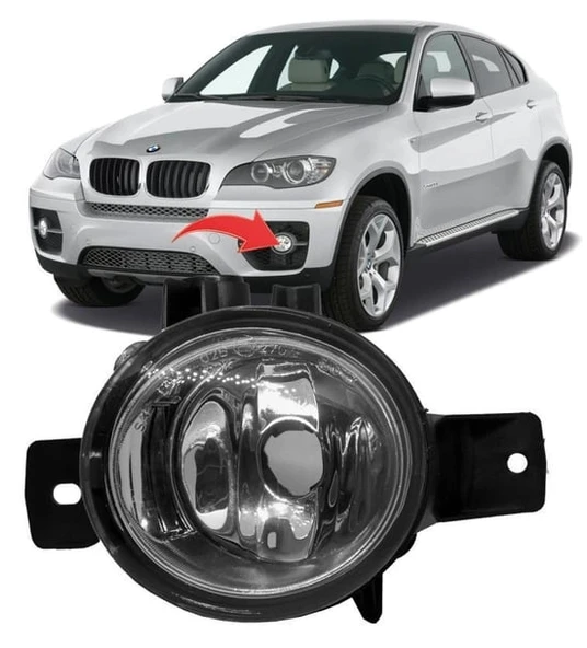 Bmw X6 E71 2007-2011 Sol Sis Farı 63177187631 ürün görseli 1