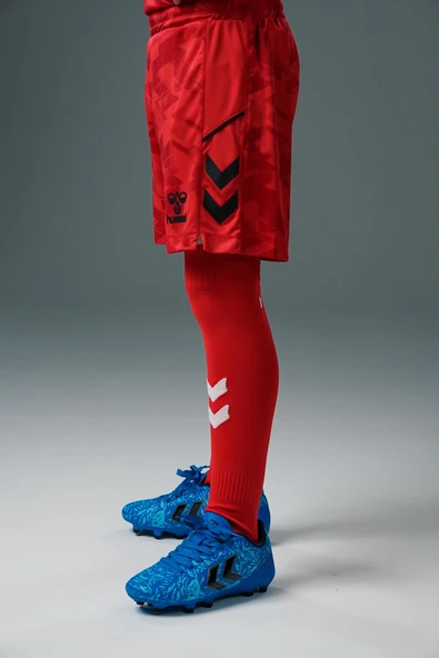 Hummel Line Kaleci Şort Kırmızı Çocuk - Resim 6