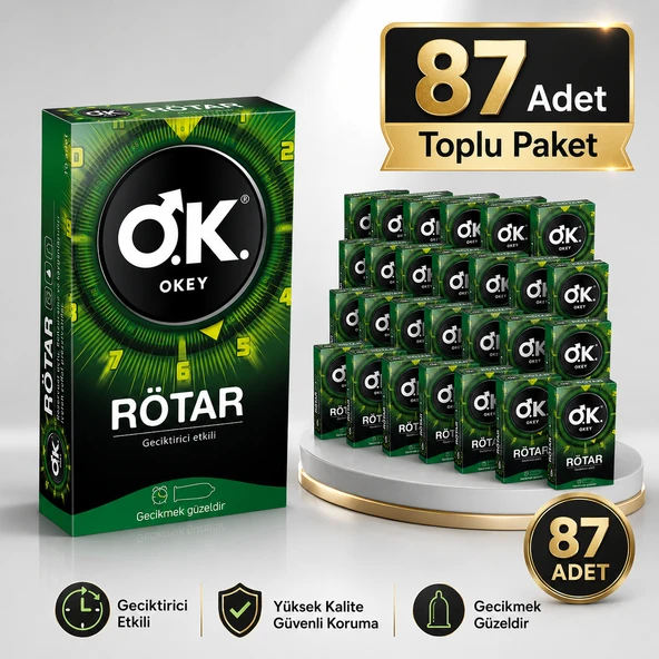 87 PAKET Okey Rotar 10'lu + KAHVE MAKİNESİ HEDİYE ürün görseli 1