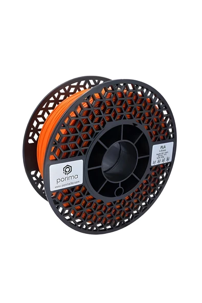 Porima PLA 1.75mm Turuncu RAL2009 Filament 1 Kg ürün görseli 1