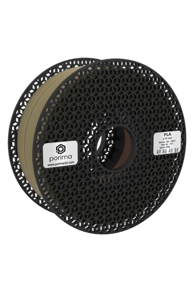 Porima Pla Filament - 1.75mm Altın Ral1036 1kg ürün görseli 1