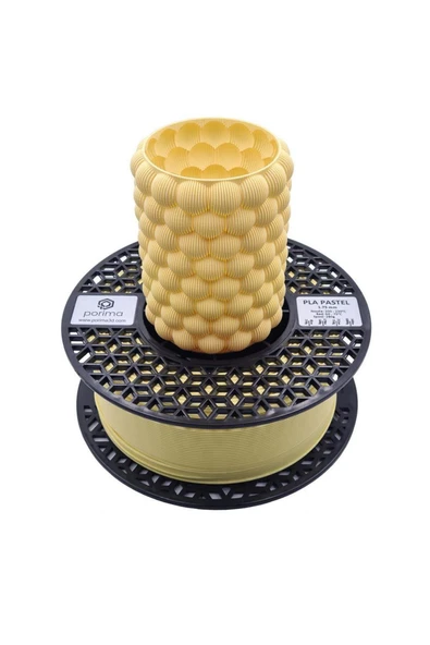 Porima PLA Pastel 1.75mm Sarı Filament 1 Kg ürün görseli 1