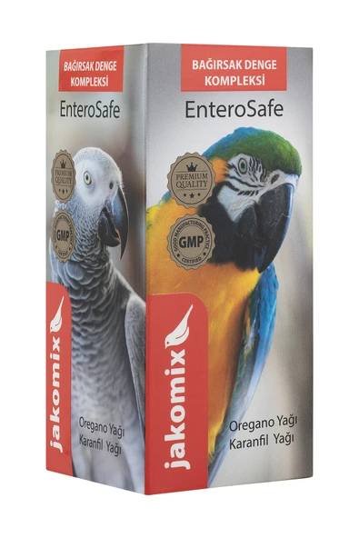Jakomix EnteroSafe Sindirim ve Bağırsak Dengesi Desteği Papağan ve Kafes Kuşları için- 30 ml ürün görseli 1