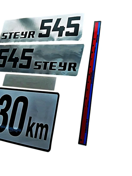 STEYR 545 TRAKTÖR YAN YAZI TAKIMI - Resim 2