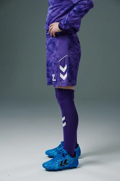 Hummel Line Kaleci Şort Mor Çocuk - Resim 6