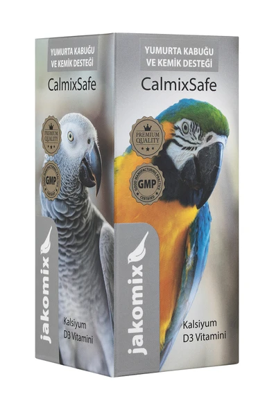 Jakomix CalmixSafe  Üreme Dönemi Kalsiyum ve D3 Desteği Papağan ve Kafes Kuşları için 30 ml ürün görseli 1