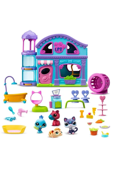 Minişlerin Renkli Dünyası: Littlest Pet Shop Delüks Oyun Seti ile Tanışın! ürün görseli 1