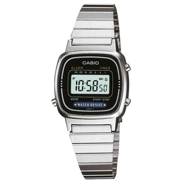 Casio Retro LA670WA-1DF Kadın Kol Saati ürün görseli 1