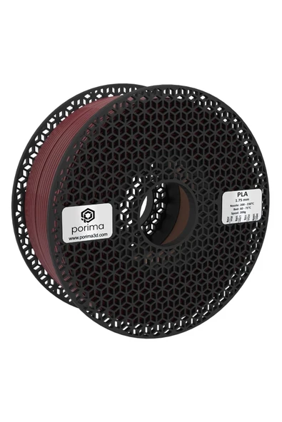 Porima Pla Filament - 1.75mm Bordo Ral3004 1kg ürün görseli 1