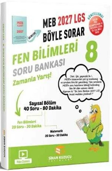 2027 8. Sınıf Fen Bilimleri Soru Bankası Sinan Kuzucu ürün görseli 1