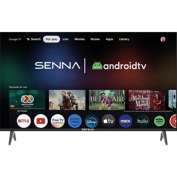 Senna 32WF7500H HD 32" 82 Ekran Uydu Alıcılı Android Smart LED TV ürün görseli 1