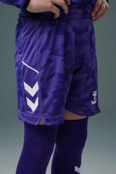 Hummel Line Kaleci Şort Mor Çocuk - Resim 3