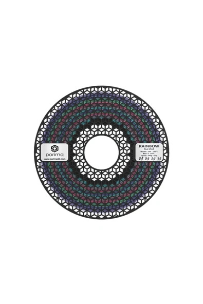Porima Rainbow PLA Star Filament - Resim 3