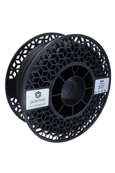 Porima PLA 1.75mm Siyah RAL9005 Filament 1 Kg ürün görseli 1
