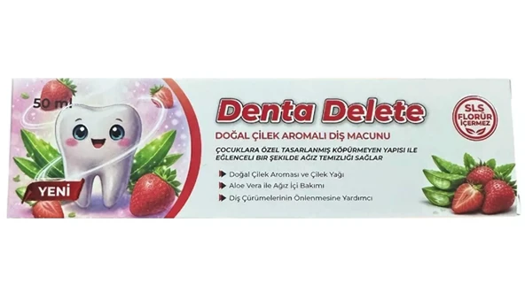 Egş Derma Denta Doğal Çilek Aromalı Çocuk Diş Macunu ürün görseli 1
