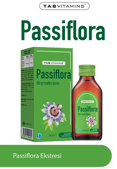 Tab İlaç TabVitamins Passiflora Likit 200 ml ürün görseli 1